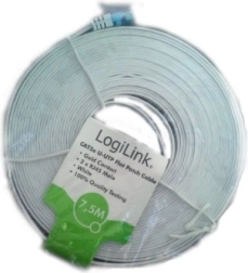 LogiLink cable patch plano CAT5e U-UTP 15 m