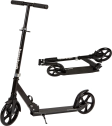 Patinete urbano plegable para niños y adolescentes, altura ajustable 95–105 cm, ruedas de 200 mm