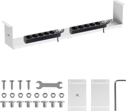 Organizador compacto de cables bajo mesa Maclean MC-107
