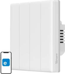 Interruptor de pared táctil inteligente Wi‑Fi Sonoff TX T5 4C