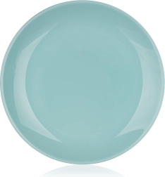 Plato de postre DIWALI 19 cm turquesa, vidrio templado