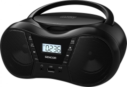 Reproductor de CD Sencor SPT 2300 BK con Bluetooth y USB