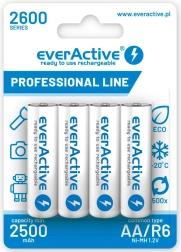 Baterías recargables AA R6 2600 mAh – set de 4 uds.