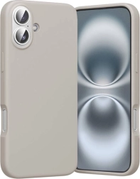 Funda de silicona Vention para iPhone 16 Plus con MagSafe (gris)