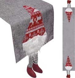 Mantel navideño con duendes