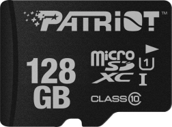 Tarjeta de memoria MicroSDHC PATRIOT 128GB Serie LX