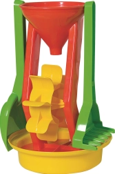 Androni juego de playa con molino, altura 26 cm – Červená