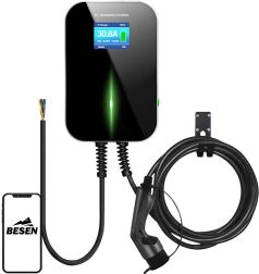 Cargador de pared para vehículos eléctricos BESEN BS20 11 kW con aplicación