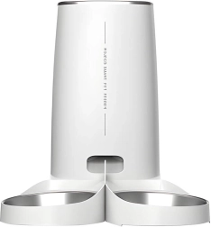 Comedero automático para mascotas Rojeco 4 l con doble cuenco