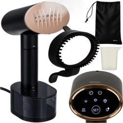 Vaporizador de prendas a vapor 2000 W negro RUHHY con pantalla táctil