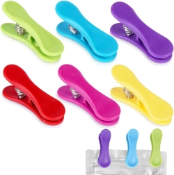 Juego de clips para bolsas, 6 uds.