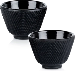 Tazas de té de hierro fundido con interior esmaltado CAST LINE 60 ml, 2 uds.