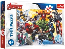 Puzzle de 100 piezas Marvel Avengers – el poder de los Avengers