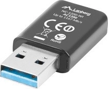 Adaptador USB Wi‑Fi AC1200 con dos antenas internas