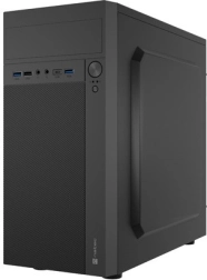 Natec Helix microATX mini torre con USB‑C, negra