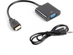 Adaptador HDMI a VGA con salida de audio