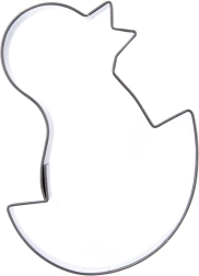 Cortador de galletas pollito de acero inoxidable 7 cm
