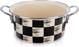 Olla esmaltada Ajedrez 20 cm, 2,2 l