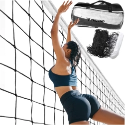 Red para voleibol y bádminton 9,5 × 1 m con cable de acero reforzado + bolsa TRIZAND