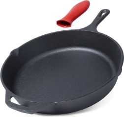 Sartén de hierro con funda de silicona CAST LINE 30 cm