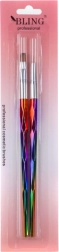 Pinceles profesionales para nail art BLING – 2 uds Mermaid