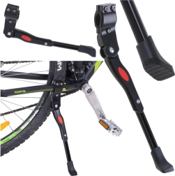 Soporte para bicicleta con apoyo trasero ajustable