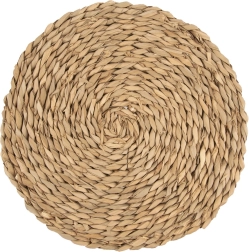 Salvamanteles redondo natural Orion para mesa, 35 cm