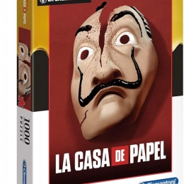 Puzzle CLEMENTONI Netflix La casa de papel – Máscara 1000 piezas