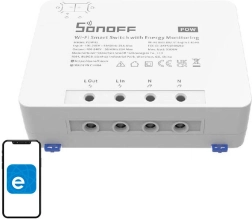 Interruptor inteligente Sonoff Wi‑Fi con medición de energía