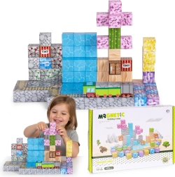 Juego de construcción magnético para niños 112 piezas