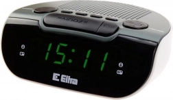 Radio despertador Zebu 06PLL gris/blanco