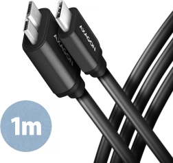 Cable Micro-B USB a USB-C 3.2 Gen 1 1 m 3 A ALU PVC