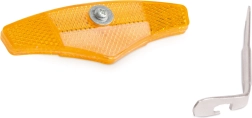 Reflectores naranjas para los radios de la bicicleta 110 × 35 mm, 2 unidades