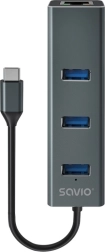 Adaptador USB-C Hub Savio
