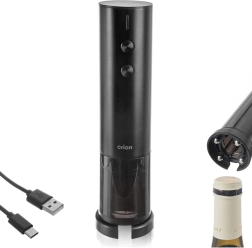 Sacacorchos eléctrico para vino con carga USB‑C ORION
