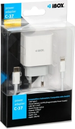 Cargador de red iBOX C-37 USB‑C 20W Power Delivery