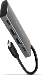 AXAGON HMC-4G2 hub USB-C 10 Gb/s, 2x USB-A + 2x USB-C, cable 13 cm