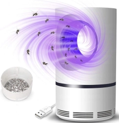 Trampa UV para mosquitos y moscas con alimentación USB