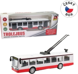 Trolebús metálico de retroceso 16 cm