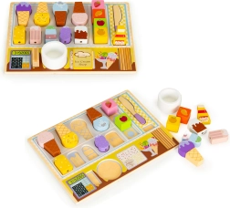 Heladería de madera – set de helados para niños ECOTOYS