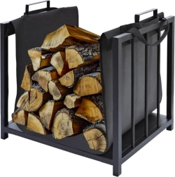 Soporte y bolsa para leña 2 en 1 KAMINER