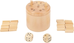 Small foot Super šestka – juego de dados de madera para 2–6 jugadores