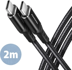 Cable premium USB-C a USB-C 2.0, 2 m, PD 60 W, 3 A