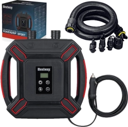 Bomba eléctrica de alta presión Bestway para coche con LCD y 4 adaptadores