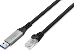 Adaptador USB-A a RJ45 Cat 6A S/FTP, 1 Gbit/s, USB 3.2 Gen 1, LSZH, 2 m