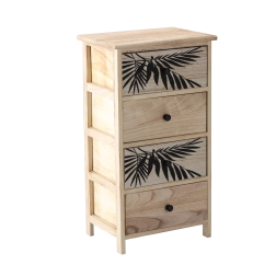 Cómoda ZOFIA con 4 cajones 40 × 29 × 73 cm