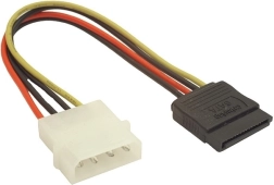 Cable de alimentación Molex a SATA 0,15 m