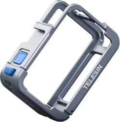 Carcasa metálica Telesin para DJI Osmo Action 5/4/3 – azul
