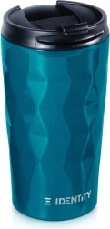 Taza térmica de acero 430 ml – turquesa, aislada al vacío