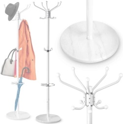 Perchero de pie Massido para ropa con base de mármol